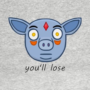 Pig Whom Loves a Staring Contest T-Shirt